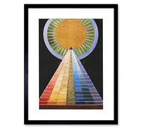 Wee Blue Coo Hilma Af Klint Altarpiece No 1 Group X Artwork Framed Wall Art Print 12X16 Inch