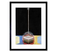 Wee Blue Coo Hilma Af Klint Group Ix No 27 Uw The Dove Abstract Artwork Framed Wall Art Print 12X16 Inch