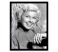Wee Blue Coo Hollywood Publicity Shot Doris Day Art Print Framed Poster Wall Decor 12X16 Inch