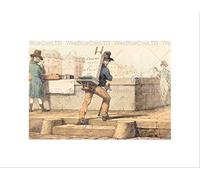 Wee Blue Coo Horace Vernet French Artist Carrying Easel Lithographic Stone Art Wall Art Print