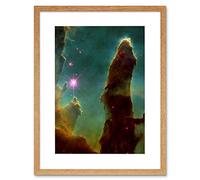 Wee Blue Coo Hubble Space Telescope Pillars Of Creation Framed Wall Art Print