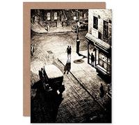 Wee Blue Coo ILLUSTRATION RELICS (SPEAKEASY CORNER) LEWIS MARTIN BLANK GREETINGS CARD