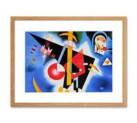 Wee Blue Coo Im Blau In Blue By Wassily Kandinsky Framed Wall Art Print