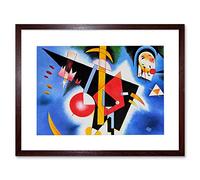 Wee Blue Coo Im Blau In Blue By Wassily Kandinsky Framed Wall Art Print