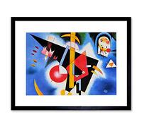 Wee Blue Coo Im Blau In Blue By Wassily Kandinsky Framed Wall Art Print
