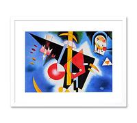 Wee Blue Coo Im Blau In Blue By Wassily Kandinsky Framed Wall Art Print