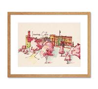 Wee Blue Coo Inverness Castle Highland Scotland Scottish Watercolour Framed Art Print