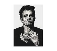 Wee Blue Coo James Dean Tattoo Inked Ikon Icon By W.maguire Wall Art Print