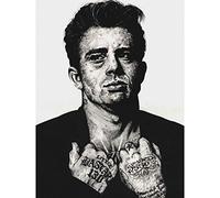 Wee Blue Coo James Dean Tattoo Inked Ikons Wayne Maguire Large Wall Art Poster Print Thick Paper 18X24 Inch