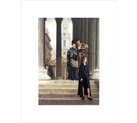 Wee Blue Coo James Tissot Visitors In London Old Master Wall Art Print