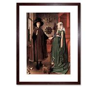 Wee Blue Coo Jan Van Eyck Arnolfini Wedding Old Master Painting Picture Framed Wall Art Print
