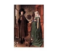 Wee Blue Coo JAN VAN EYCK ARNOLFINI WEDDING OLD MASTER PAINTING PRINT PICTURE F12X451