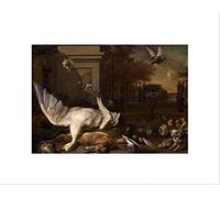 Wee Blue Coo Jan Weenix Dutch Still Life Swan Game Country Estate Wall Art Print