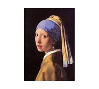 Wee Blue Coo Johannes Vermeer Girl Pearl Earring Painting Picture Wall Art Print
