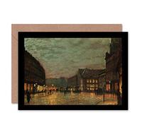 Wee Blue Coo JOHN ATKINSON GRIMSHAW BOAR LANE LEEDS LAMPLIGHT 1881 GREETINGS CARD