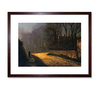 Wee Blue Coo John Atkinson Grimshaw The Lovers Old Master Framed Wall Art Print