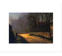 Wee Blue Coo John Atkinson Grimshaw The Lovers Old Master Wall Art Print