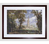 Wee Blue Coo John Constable Salisbury Cathedral Bishops Gard Framed Wall Art Print