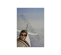 Wee Blue Coo Johnson What Greets Eye When Look Back At Pilot Wall Art Print