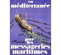 Wee Blue Coo Joseph De La Neziere Massageries Maritimes Vintage Canvas Print