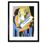 Wee Blue Coo Juan Gris Newspapers Fruit Bowl Old Master Framed Wall Art Print