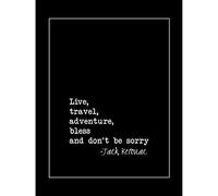 Wee Blue Coo Kerouac Live Travel Adventure Bless Unframed Wall Art Print Poster Home Decor Premium