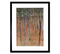 Wee Blue Coo Klimt Beech Grove I Old Master Painting Picture Framed Wall Art Print