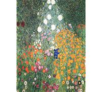 Wee Blue Coo Klimt Flower Garden 1907 Large Wall Art Poster Print Thick Paper 18X24 Inch