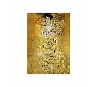 Wee Blue Coo KLIMT PORTRAIT OF ADELE BLOCH BAUER I BLACK FRAMED ART PRINT B12X232