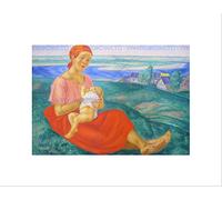 Wee Blue Coo Kuzma Petrov Vodkin Madre 1913 Old Master Wall Art Print