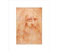 Wee Blue Coo LEONARDO DA VINCI DRAWINGS OLD MASTER FRAMED ART PRINT B12X1055