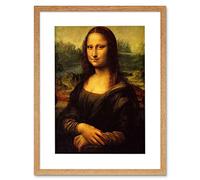 Wee Blue Coo Leonardo Da Vinci Mona Lisa Painting Framed Print Picture F12X479