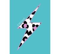 Wee Blue Coo Leopard Blue And Purple Solid Strong Large Wall Art Print Canvas Premium Poster