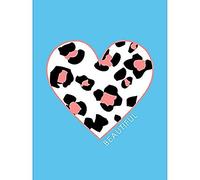 Wee Blue Coo Leopard Coral And Blue Beautiful Art Print Canvas Premium Wall Decor Poster