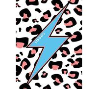 Wee Blue Coo Leopard Coral And Blue Strong Reverse Art Print Poster Wall Decor