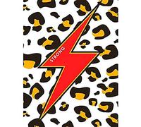 Wee Blue Coo Leopard Shapes Strong Wall Art Print