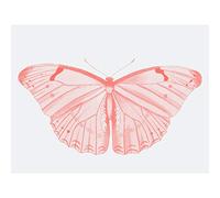 Wee Blue Coo Living Coral Butterfly Large Wall Art Print Canvas Premium Poster