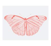 Wee Blue Coo Living Coral Butterfly Unframed Wall Art Print Poster Home Decor Premium