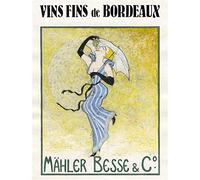 Wee Blue Coo LTD ADVERT WINE BORDEAUX MAHLER BESSE VINS LOULOU GOT FINE ART PRINT POSTER