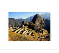 Wee Blue Coo MACHU PICCHU PERU MOUNTAIN BLACK FRAME FRAMED ART PRINT PICTURE MOUNT B12X9099