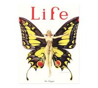 Wee Blue Coo Magazine 1922 Life Butterfly Dancer Art Print Poster Wall Decor 12X16 Inch
