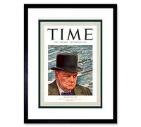 Wee Blue Coo Magazine 1941 Winston Churchill Man Year Time Framed Wall Art Print