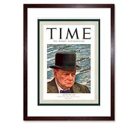Wee Blue Coo Magazine 1941 Winston Churchill Man Year Time Framed Wall Art Print