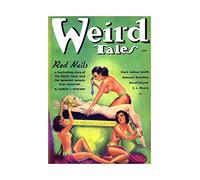 Wee Blue Coo Magazine Cover 1936 Weird Tales Red Nails New Picture Wall Art Print