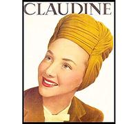 Wee Blue Coo MAGAZINE COVER CLAUDINE WOMAN HEAD SCARF SMILE FACE FRANCE POSTER PRINT 18x24 INCH LV1812