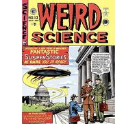 Wee Blue Coo Magazine Cover Weird Science Spaceship Sci Fi Soldier Art Print Poster Wall Decor 12X16 Inch