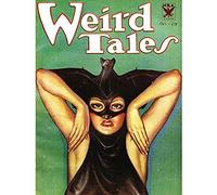 Wee Blue Coo MAGAZINE COVER WEIRD TALES BAT FACE WOMAN ART POSTER PRINT 18x24 INCH LV1992