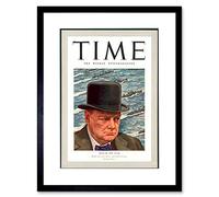 Wee Blue Coo Magazine War 1941 Winston Churchill Time Frame Art Print Picture F12X503