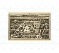 Wee Blue Coo Map Walter Stranders South Bronx 1879 Wall Art Print