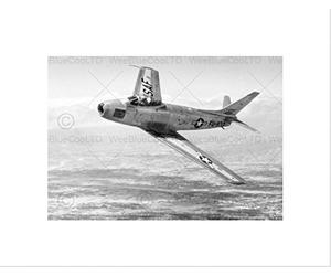 Wee Blue Coo MILITARY AIR PLANE FIGHTER JET F86F SABRE BLACK FRAMED ART PRINT B12X3587